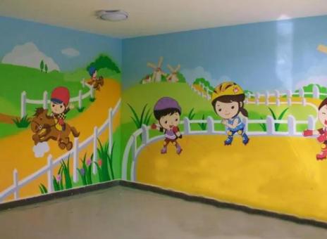 广德幼儿园墙体彩绘制作流程及注意事项