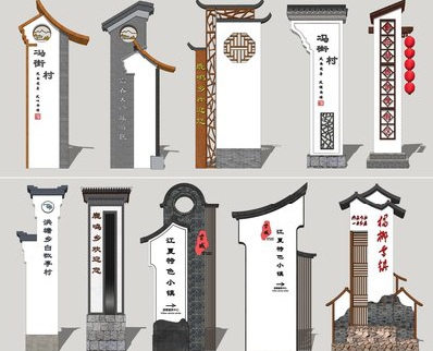 广德美丽乡村标识标牌有哪些分类？